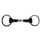 Intrepid Stainless Steel Eggbutt Jointed Rubber Mouth Bit - Intrepid International - Equiluxe Tack