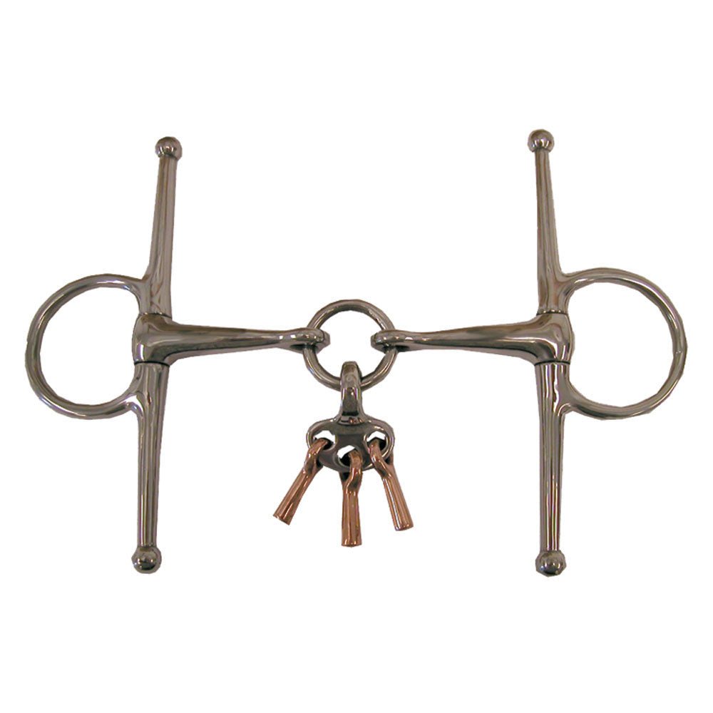 Intrepid Stainless Steel Full Cheek Jointed Copper Player/Keys Bit 5" - Intrepid International - Equiluxe Tack