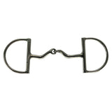 Intrepid Stainless Steel Large Dee Bent Mouth Snaffle Bit - Intrepid International - Equiluxe Tack