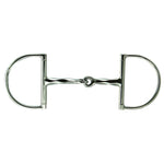 Intrepid Stainless Steel Large Dee Slow Twist Snaffle Bit - Intrepid International - Equiluxe Tack