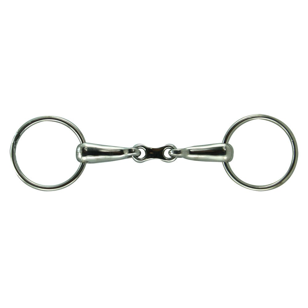 Intrepid Stainless Steel Loose Ring French Link Hollow Mouth Snaffle Bit - Intrepid International - Equiluxe Tack