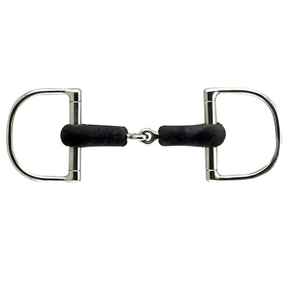 Intrepid Stainless Steel Rubber Soft Mouth Dee Bit - Intrepid International - Equiluxe Tack