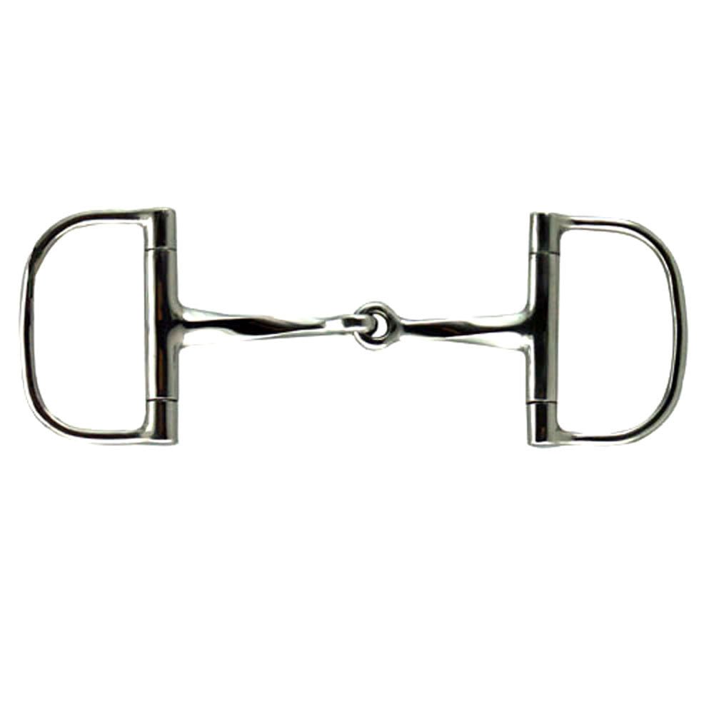 Intrepid Stainless Steel Slow Twist Dee Snaffle Bit - Intrepid International - Equiluxe Tack