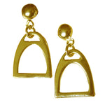 Intrepid Stirrup Smooth Earrings - Intrepid International - Equiluxe Tack