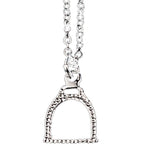 Intrepid Stirrup Textured Pendant - Intrepid International - Equiluxe Tack