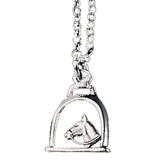 Intrepid Stirrup with Horse Head Pendant - Intrepid International - Equiluxe Tack