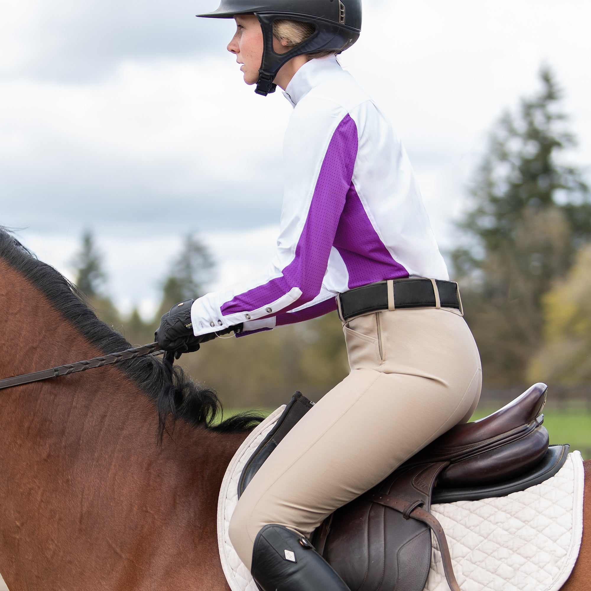 Irideon Athena Long Sleeve Show Shirt - Irideon - Equiluxe Tack