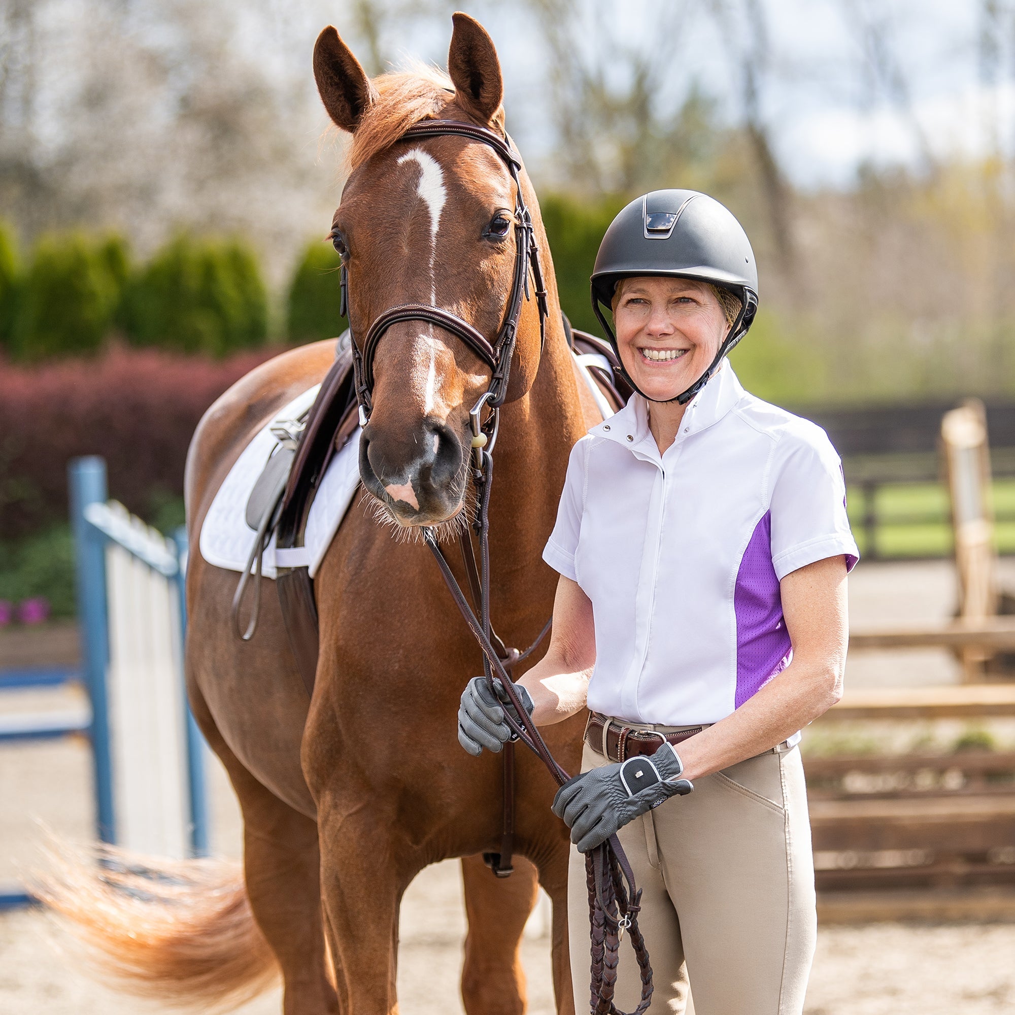 Irideon Athena Short Sleeve Show Shirt - Irideon - Equiluxe Tack