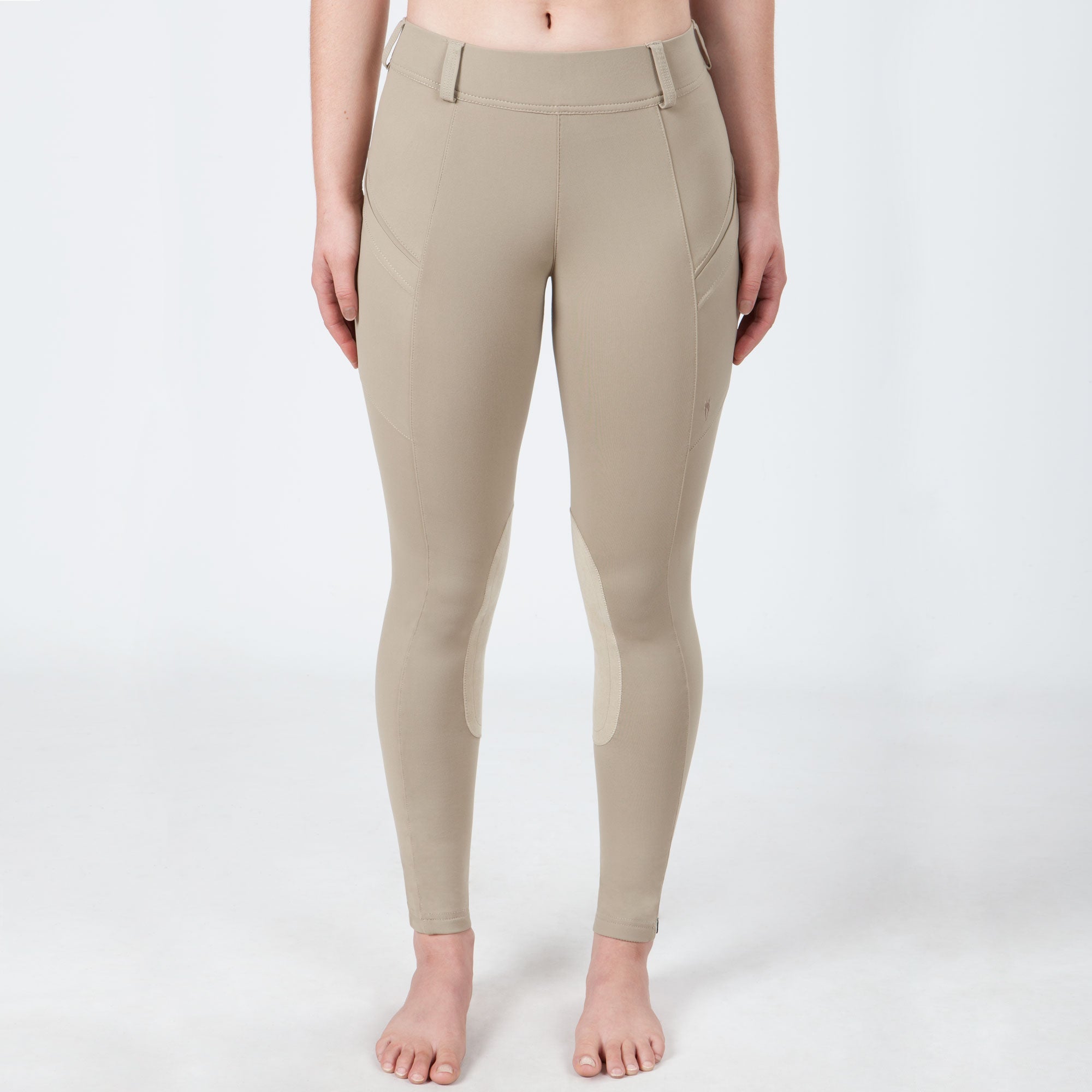 Irideon Bending Line Knee Patch Tights - Irideon - Equiluxe Tack