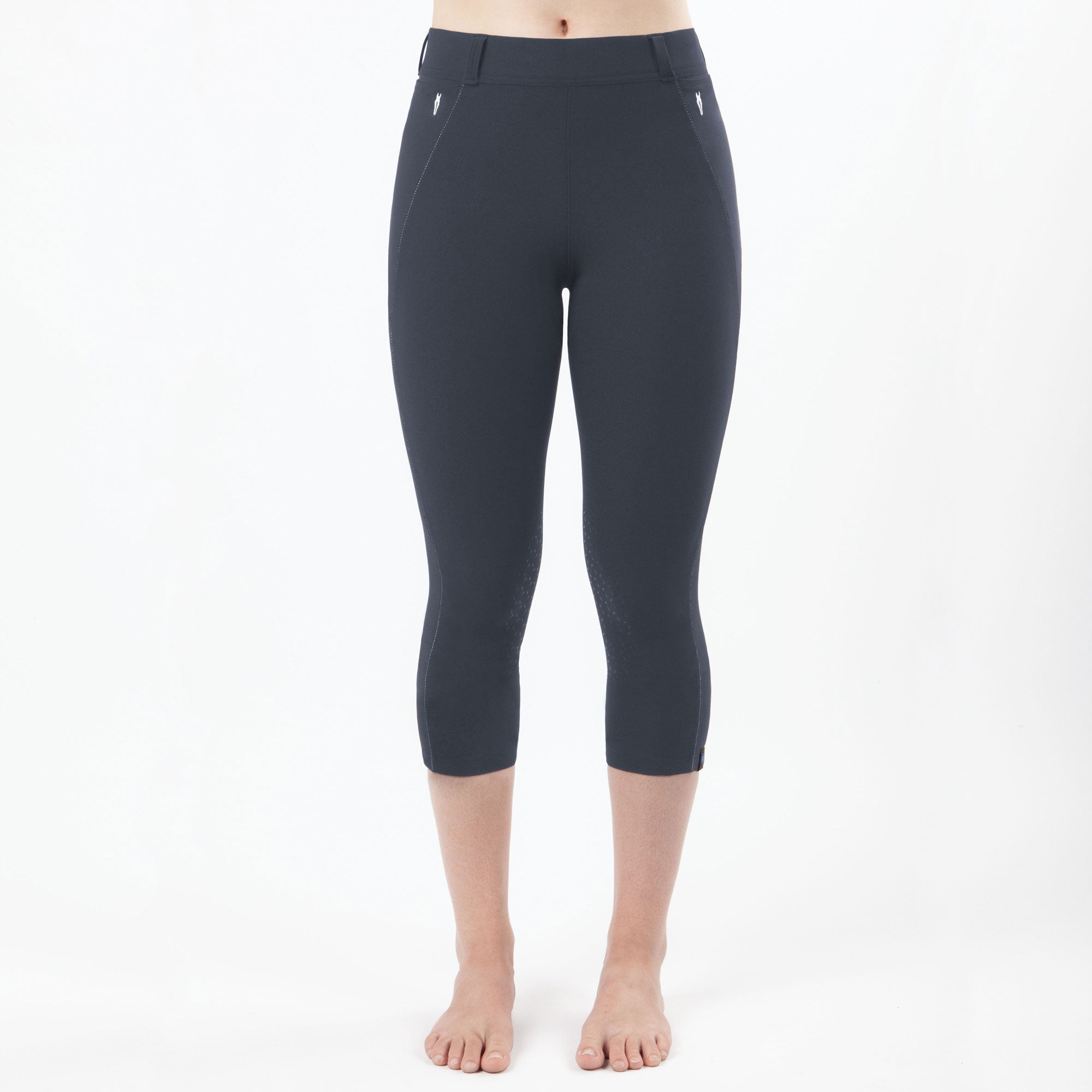 Irideon Issential Capriole Knee Patch Capri Tights - Irideon - Equiluxe Tack