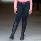 Irideon Kids' Fjord Fleece Knee Patch Breeches - Irideon - Equiluxe Tack