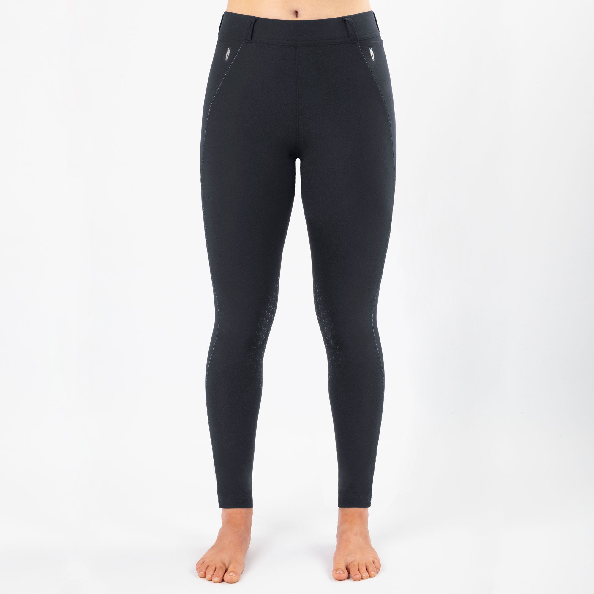 Irideon Kids' Issential Capriole Knee Patch Tights - Irideon - Equiluxe Tack