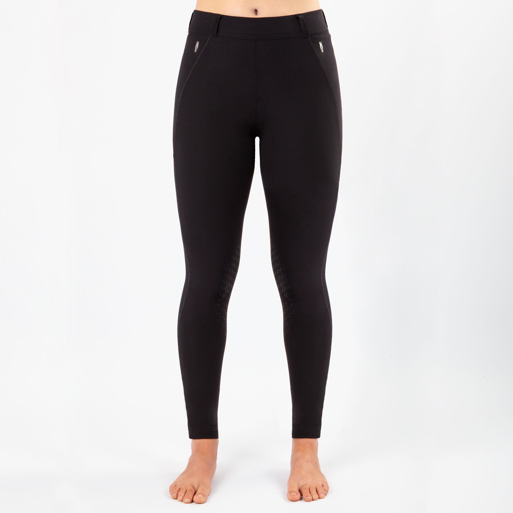 Irideon Kids' Issential Capriole Knee Patch Tights - Irideon - Equiluxe Tack