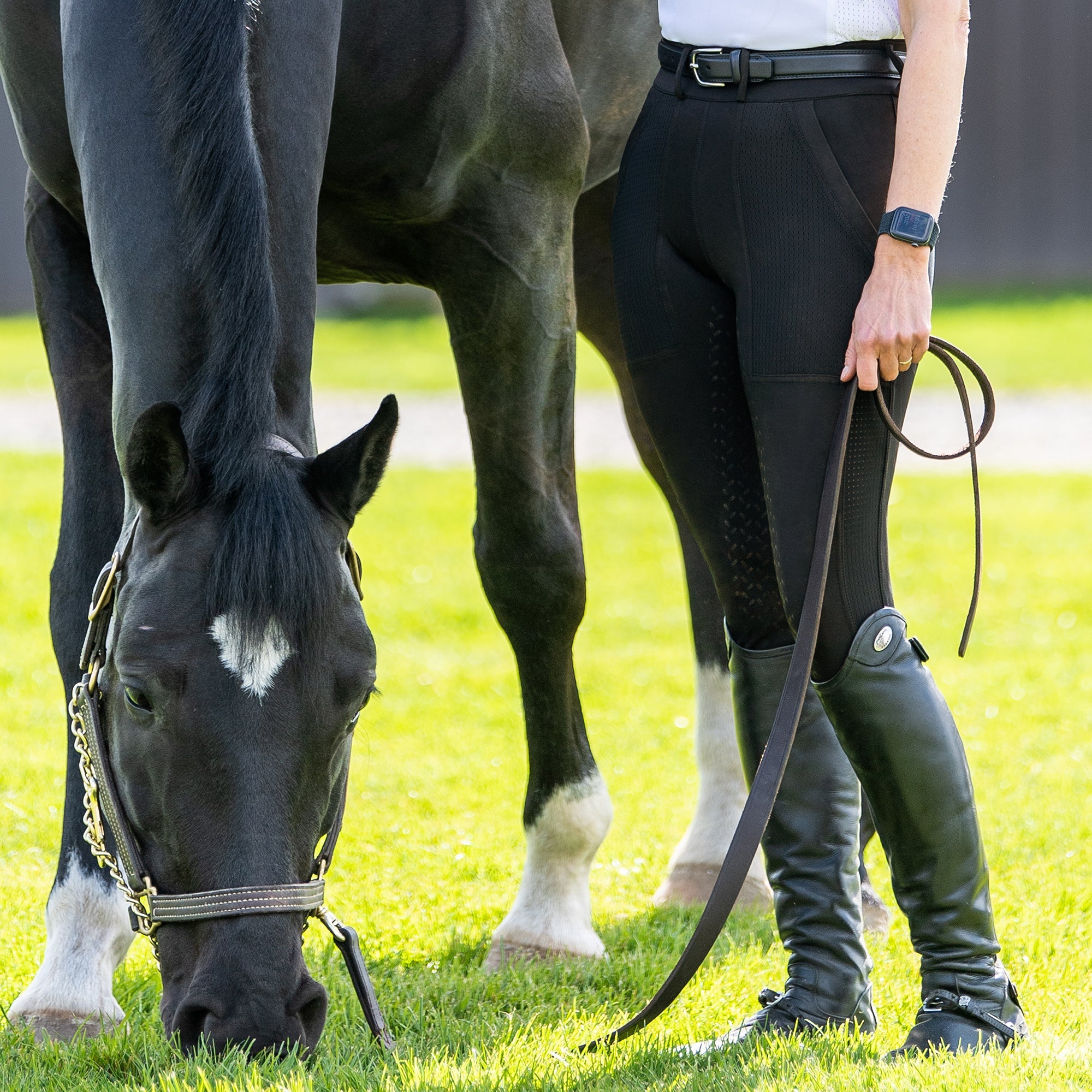 Irideon Radiant Utility Half Seat Tights - Irideon - Equiluxe Tack