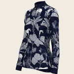  Island Horses on Navy Quarter Zip Sun Shirt - Espoir Equestrian - Equiluxe Tack