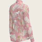  Island Horses on Rose Quarter Zip Sun Shirt - Espoir Equestrian - Equiluxe Tack