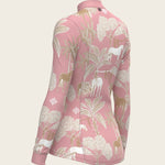  Island Horses on Rose Quarter Zip Sun Shirt - Espoir Equestrian - Equiluxe Tack