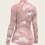  Island Horses on Rose Quarter Zip Sun Shirt - Espoir Equestrian - Equiluxe Tack