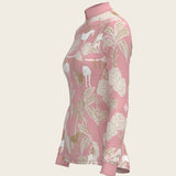  Island Horses on Rose Quarter Zip Sun Shirt - Espoir Equestrian - Equiluxe Tack