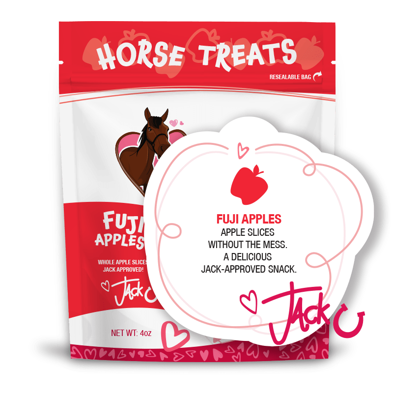 Jack's Favorites Natural Horse Treats - Fuji Apples - Jack's Favorites LLC - Equiluxe Tack