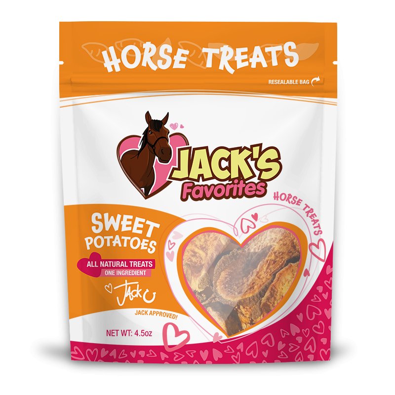 Jack's Favorites Natural Horse Treats - Sweet Potatoes - Jack's Favorites LLC - Equiluxe Tack