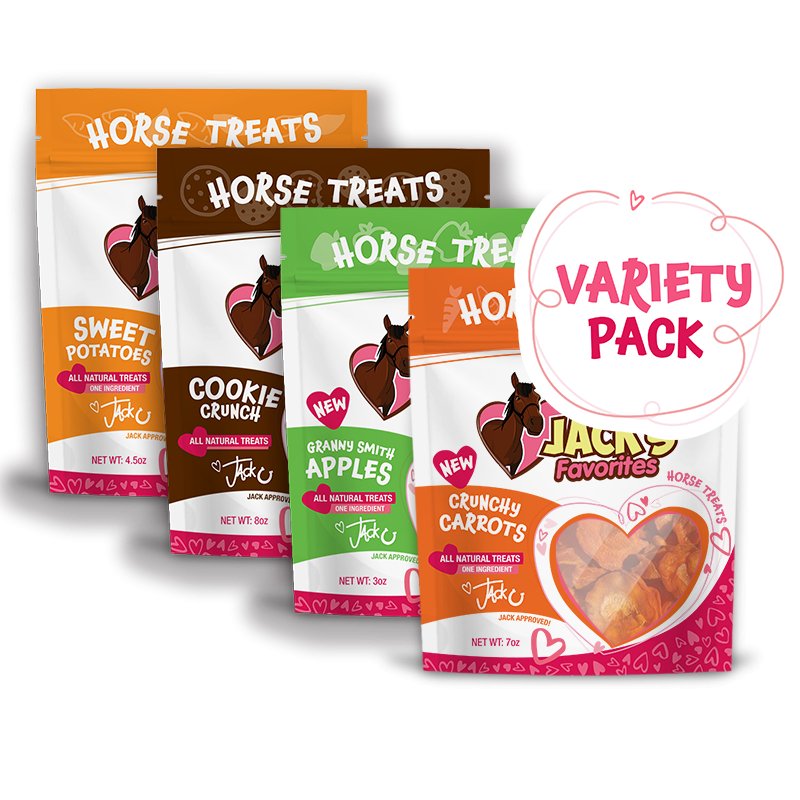 Jack's Favorites Natural Horse Treats - Variety Packs of 4 - Jack's Favorites LLC - Equiluxe Tack