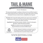 Jeffers Equine Tail & Mane Detangler and Conditioner for Horses - Jeffers - Equiluxe Tack