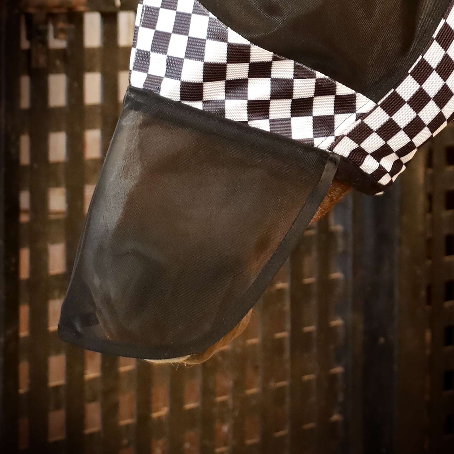 Jeffers Expression Deluxe Mesh Horse Fly Mask with Ears and Nose - Jeffers - Equiluxe Tack