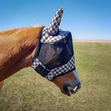 Jeffers Expression Deluxe Mesh Horse Fly Mask with Ears - Jeffers - Equiluxe Tack