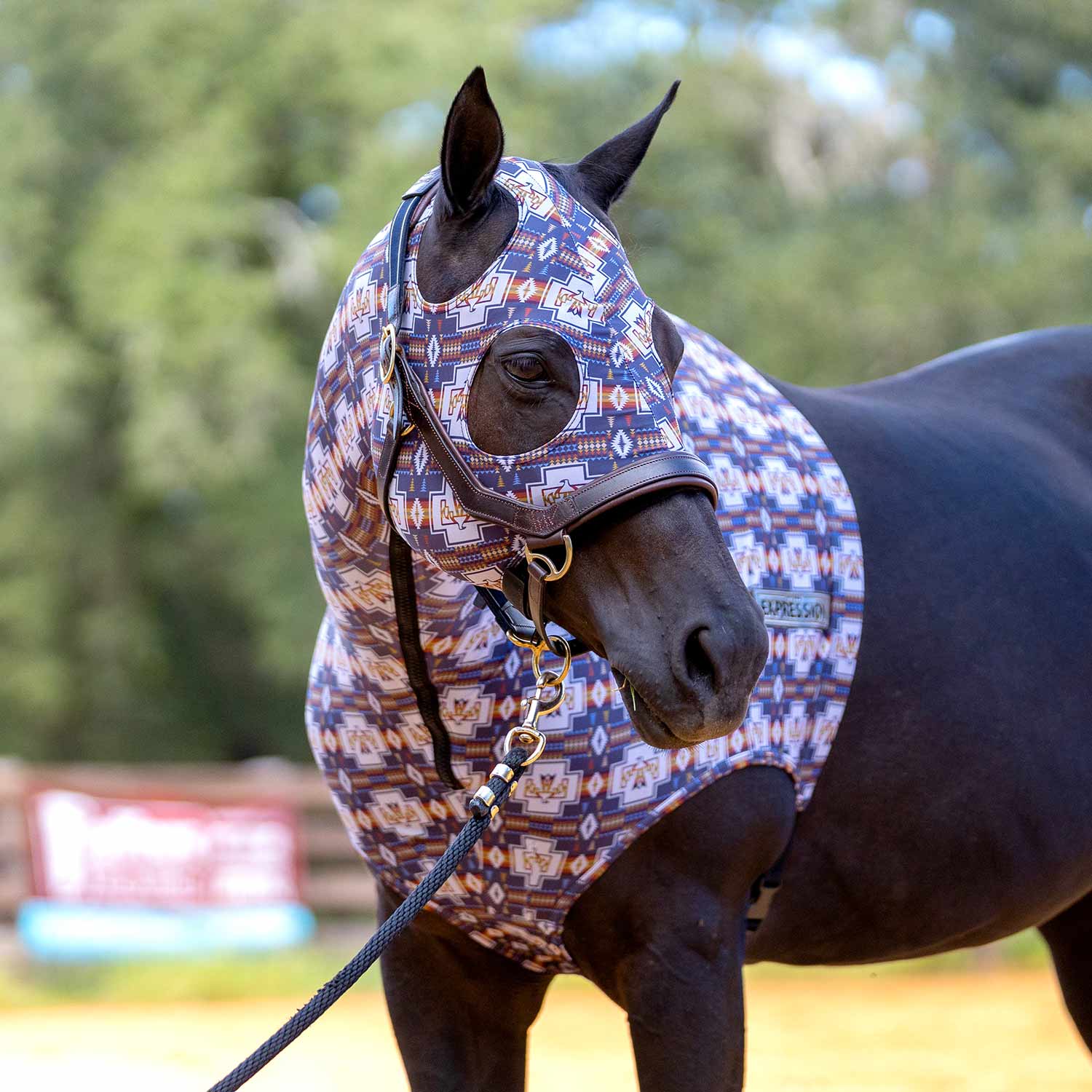 Jeffers Expression Lycra Hood for Horses - Jeffers - Equiluxe Tack