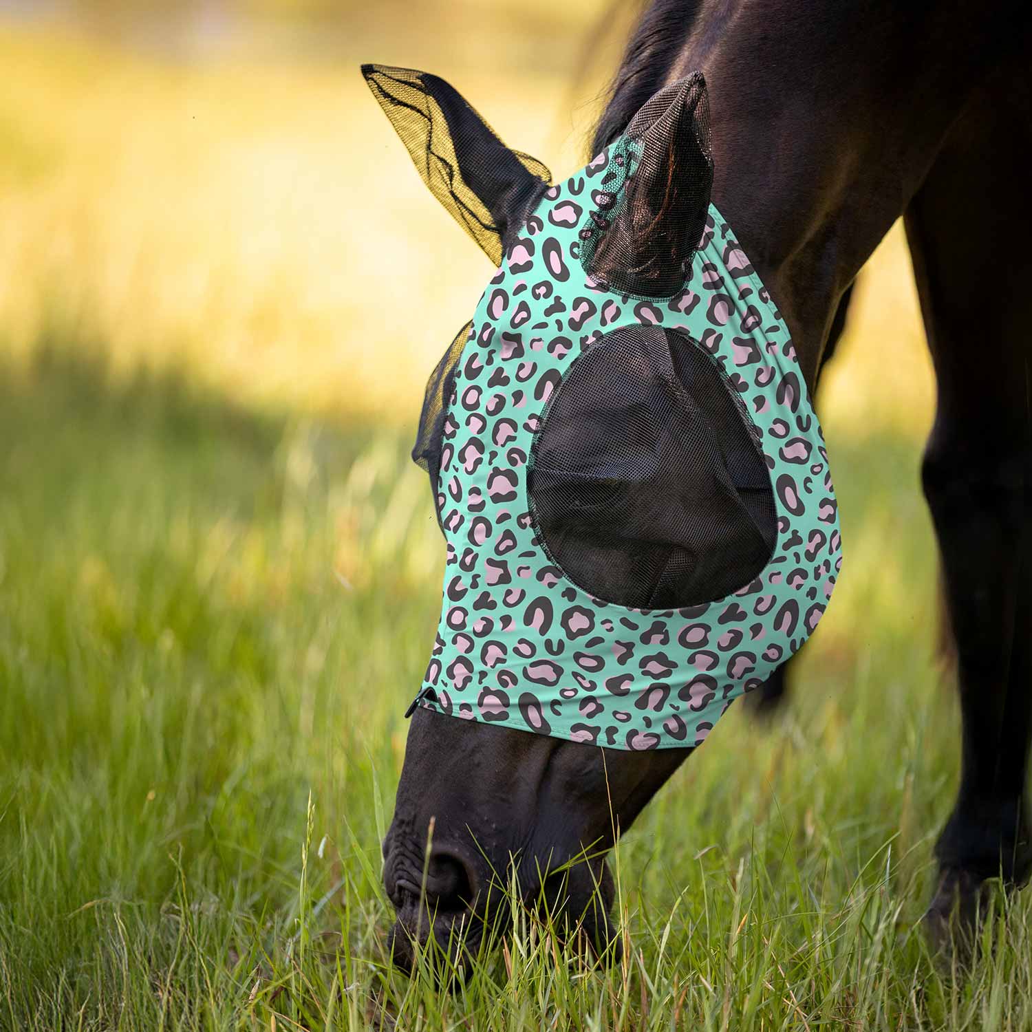 Jeffers Expression Lycra Horse Fly Mask with Ears - Jeffers - Equiluxe Tack