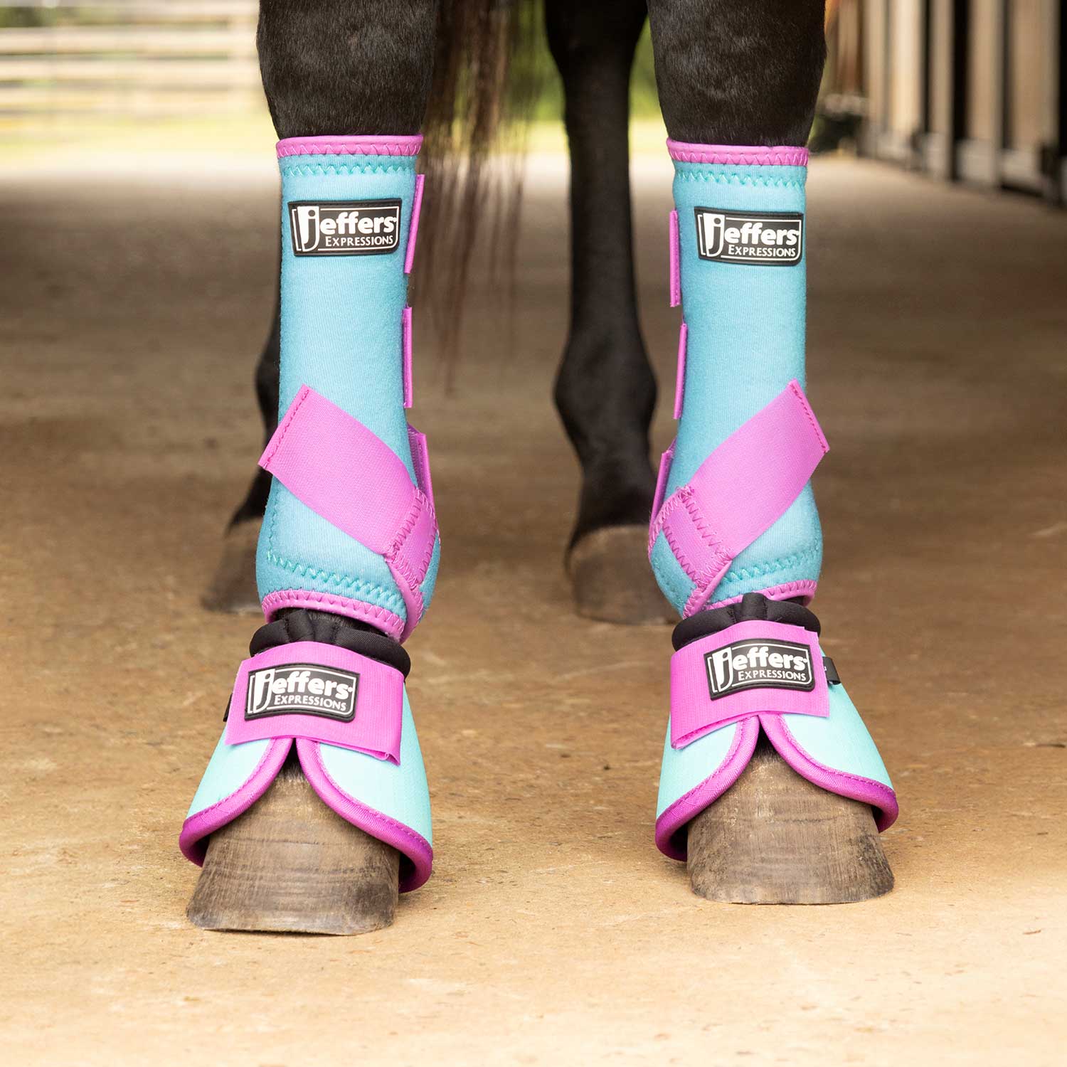 Jeffers Expression Neon Protective Boots for Horses - Jeffers - Equiluxe Tack