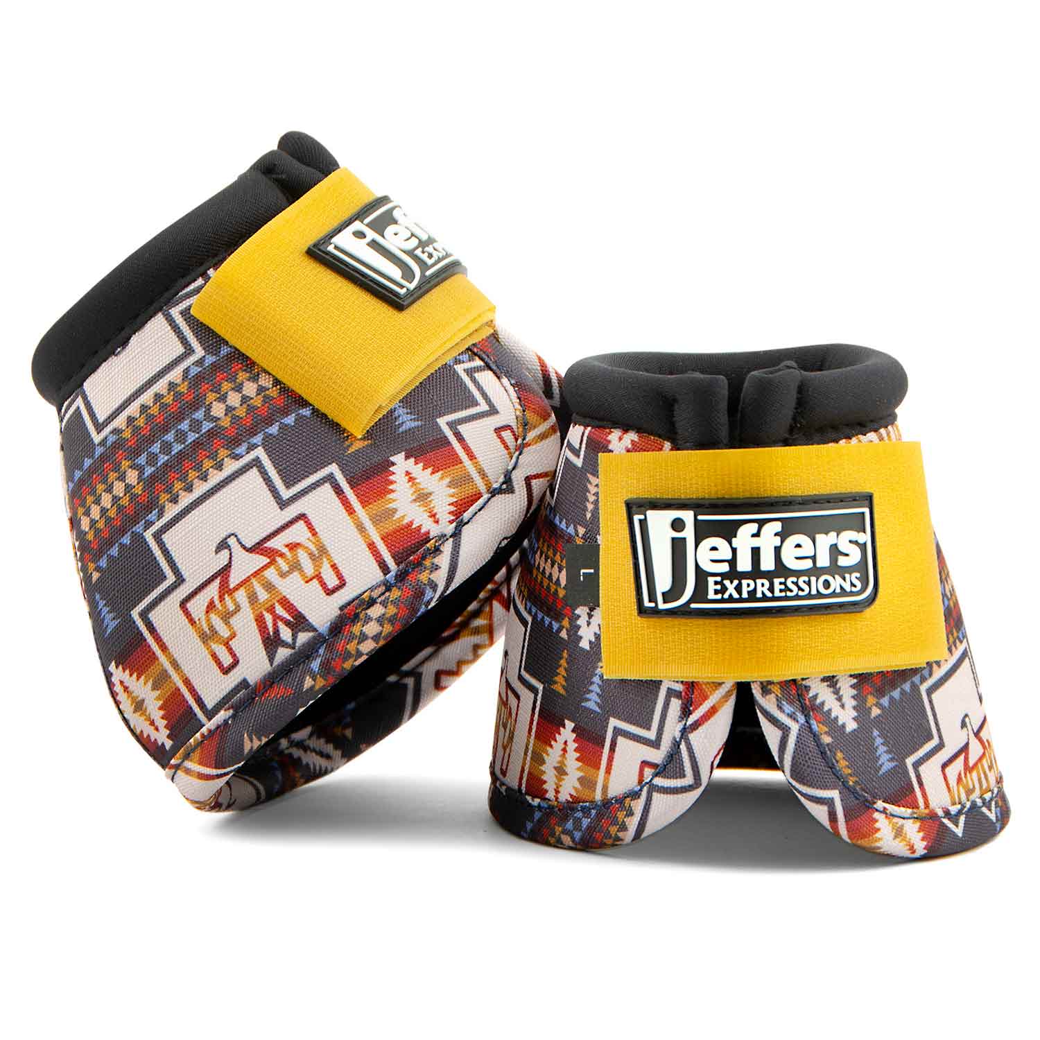 Jeffers Expression No - Turn Bell Boots for Horses, Pair - Jeffers - Equiluxe Tack