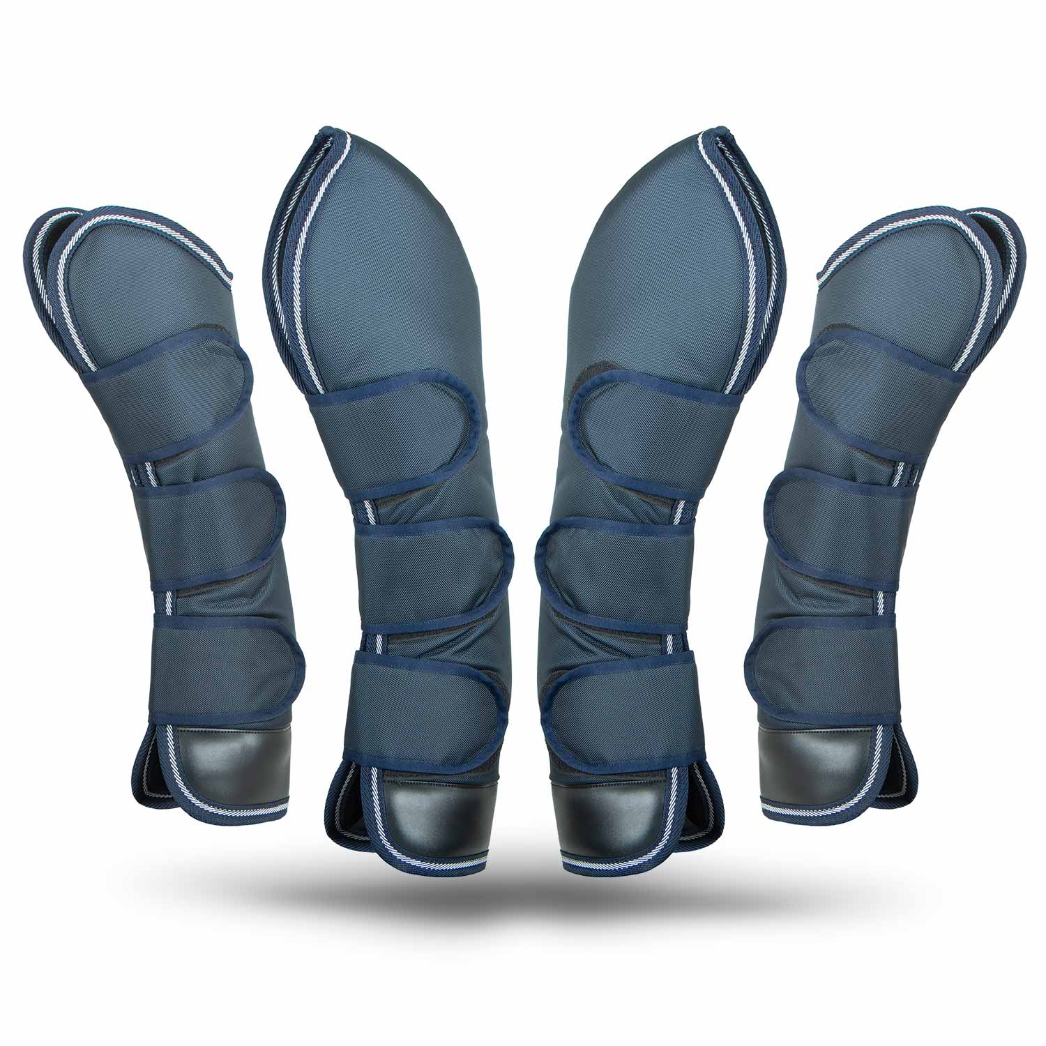 Jeffers Poplar Head Horse Shipping Boots, 4 - Pack with Carry Bag - Jeffers - Equiluxe Tack