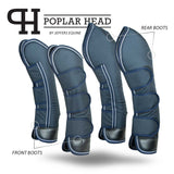 Jeffers Poplar Head Horse Shipping Boots, 4 - Pack with Carry Bag - Jeffers - Equiluxe Tack