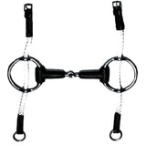 Jointed Rubber Mouth Gag Bit with Rolled Nylon Cheeks - Equiluxe Tack - Equiluxe Tack