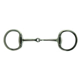 Jointed Stainless Steel Flat Ring Eggbutt Snaffle Bit - Equiluxe Tack - Equiluxe Tack