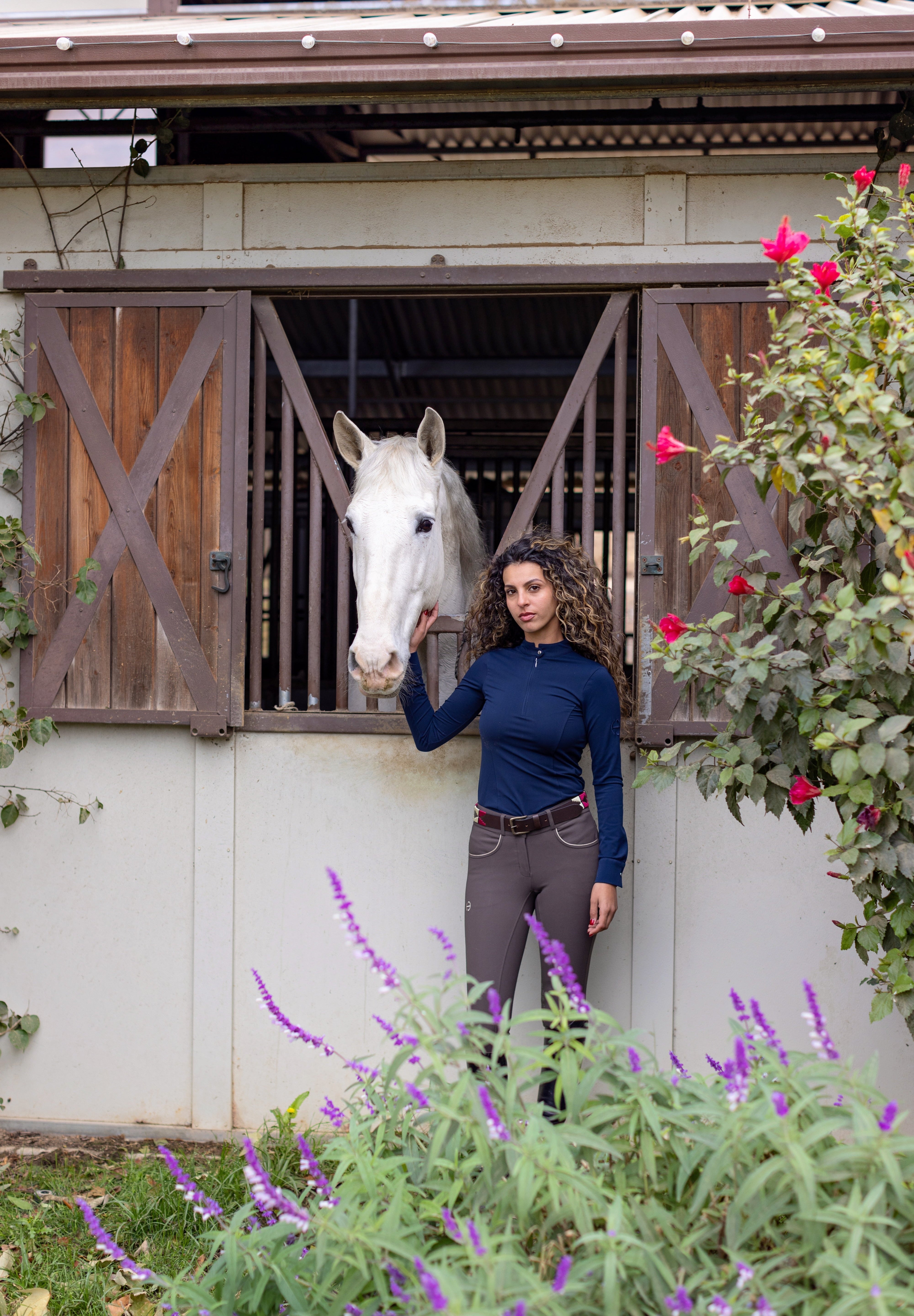 Julia Long Sleeve Riding Shirt - Halter Ego® - Equiluxe Tack