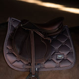 Equestrian Stockholm Jump Saddle Pad Dark Violet