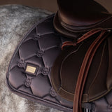 Equestrian Stockholm Jump Saddle Pad Dark Violet