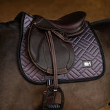 Equestrian Stockholm Jump Saddle Pad Modern Dark Violet