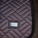 Equestrian Stockholm Jump Saddle Pad Modern Dark Violet