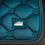 Equestrian Stockholm Jump Saddle Pad Teal Blue