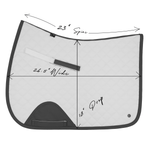 Jumper Pad, Black & Gold Leaf - Sixteen Cypress - Equiluxe Tack