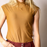 CRINIERE Kai Shirt Cap Sleeve | Bronze