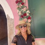 Kastel Denmark Black Galloon Lace Short Sleeve 1/4 Zip Sun Shirt - Kastel Denmark - Equiluxe Tack