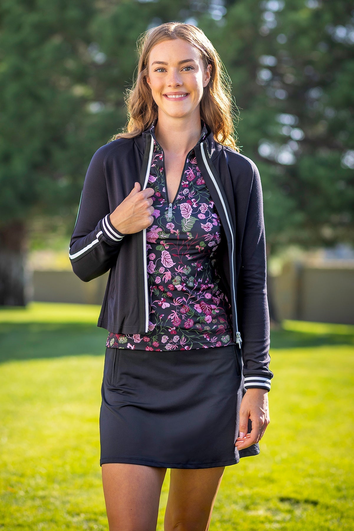 Kastel Denmark Black Modern Begonia Long Sleeve 1/4 Zip Sun Shirt - Kastel Denmark - Equiluxe Tack