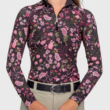 Kastel Denmark Black Modern Begonia Long Sleeve 1/4 Zip Sun Shirt - Kastel Denmark - Equiluxe Tack