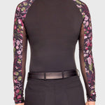 Kastel Denmark Black Modern Begonia Raglan Long Sleeve 1/4 Zip Sun Shirt - Kastel Denmark - Equiluxe Tack