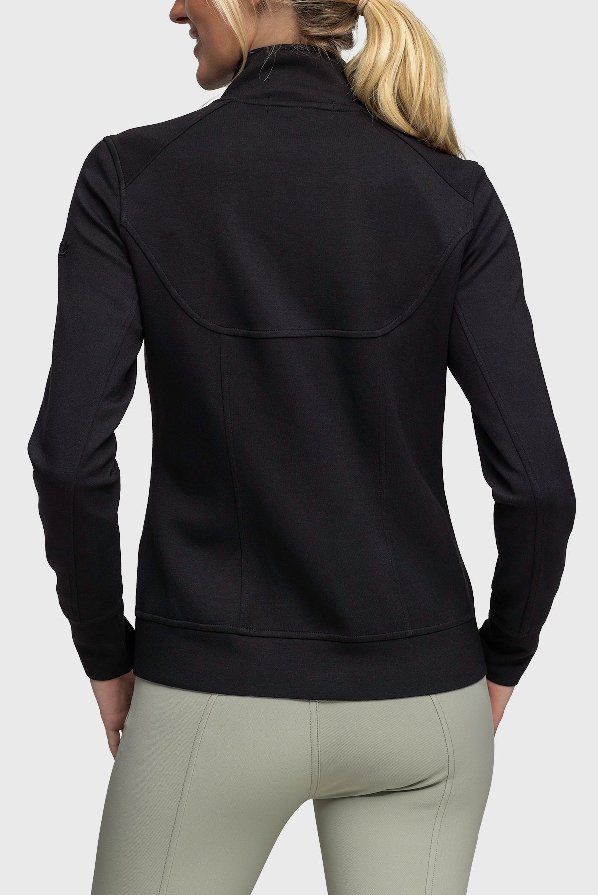 Kastel Denmark Black Scuba Full Zip Jacket - Kastel Denmark - Equiluxe Tack